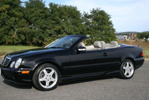 Clk 430 convertible amg wheels leather seats cd changer  low miles clean!