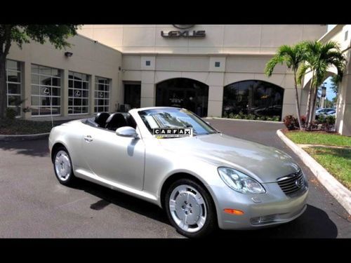 Lexus sc 430 90k mi one owner clean carfax navi v8 leather key less entry