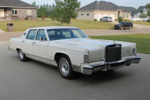 1979 lincoln continental base hardtop 4-door 6.6l no reserve