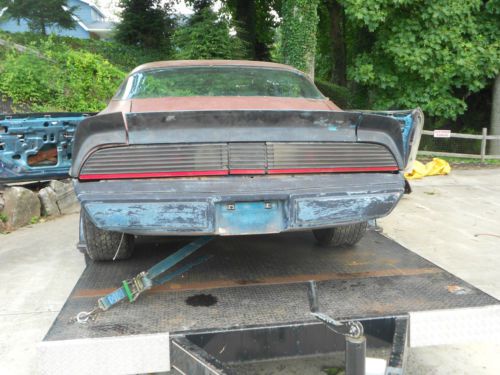 1979 california 6.6 trans am project (latrobe pa)