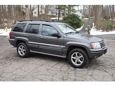 2002 jeep grand cherokee overland v8 leather sunroof heated seats 4x4