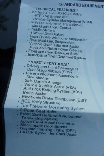 2012 Honda Accord EXL (Perfect, 6000 miles), image 9