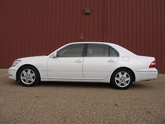 2004 white! ls430, luxury sedan, sunroof, leather seats, clean carfax, texas