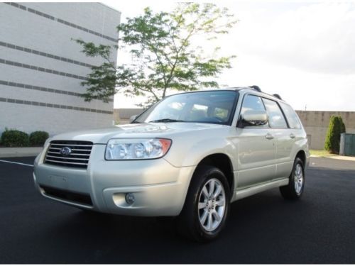 2006 subaru forester 2.5x premium awd 5 speed manual 1 owner rare find clean