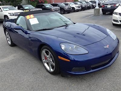 2dr conv chevrolet corvette low miles convertible automatic gasoline 6.0l v8 sfi