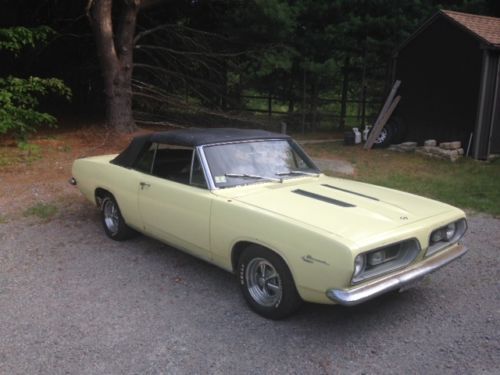 1967 barracuda convertable