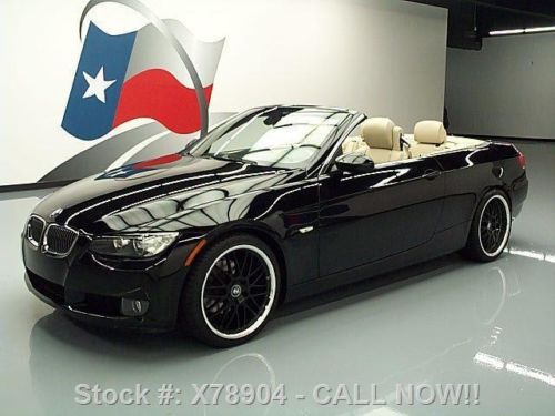 2007 bmw 328i convertible automatic htd leather nav 46k texas direct auto