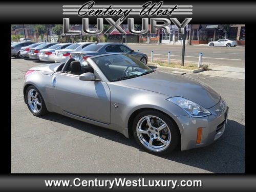 350z enthusiast roadster 2d gray manual 6-spd rwd traction control tilt wheel