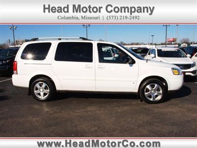 2008 chevolet uplander lt low miles automatic gasoline 3.9l v6  summit white