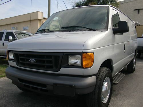 2006 ford e350 turbo diesel bins shelves power windows/locks loaded cargo van!!!