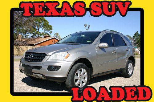 Texas ml350 suv v6 3.5l awd loaded powr roof auto trans loaded 90 pix