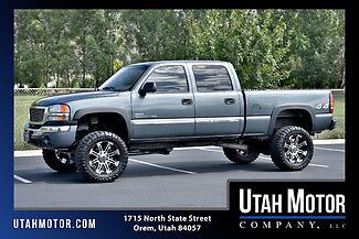 2006 gmc sierra 2500hd sle2 crew cab 6.6l duramax turbo diesel 4x4 lifted