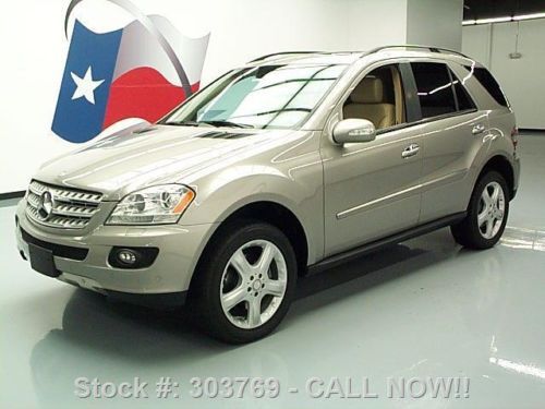 2008 mercedes-benz ml350 p2 4matic awd sunroof nav 53k texas direct auto