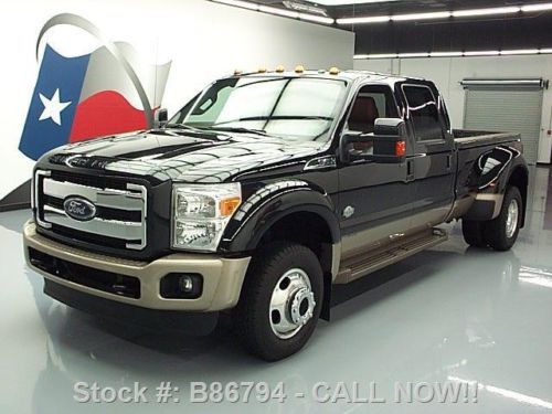 2013 ford f450 king ranch 4x4 diesel dually sunroof nav texas direct auto