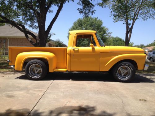 1964 ford f100 custom cab stepside pickup 429 hot rod (nice!!!)