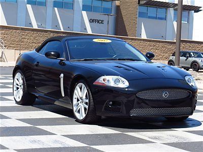 2dr convertible xkr low miles automatic gasoline 4.2l 8 cyl ebony
