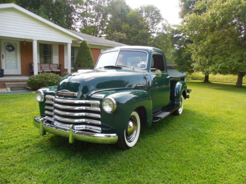 Chevy chevrolet 1948 pickup thriftmaster 1/2 ton 4 speed original show truck