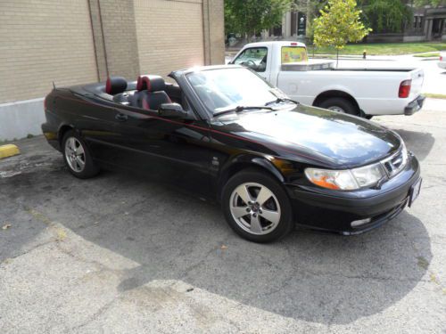 2003 saab 9-3 se convertible fully loaded custom leather garaged original owner