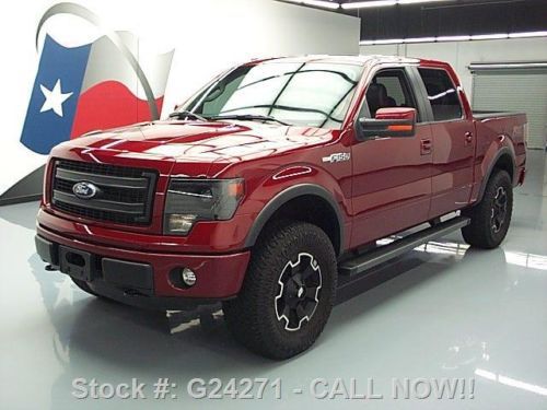 2013 ford f-150 fx4 crew cab 5.0 4x4 sunroof nav 16k mi texas direct auto