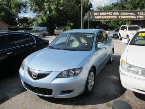 2007 mazda 3 blue touring 4 door very clean