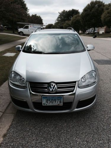 2009 volkswagen jetta sportswagen tdi, silver, excellent condition, 108k miles