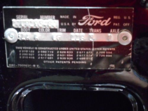Fairlane 500 Skyliner 2dr Retractable Hardtop 8-cyl. 312cid/245hp 4bbl, image 46