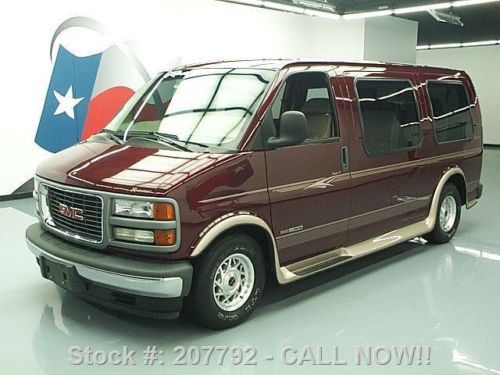 2002 gmc savana regency conrad lx leather dvd sofa/bed! texas direct auto