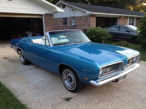 1969 plymouth barracuda base 5.2l