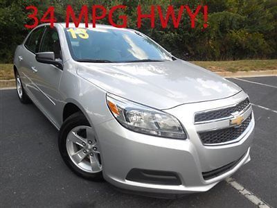 Chevrolet malibu 4dr sedan ls w/1ls low miles automatic gasoline 2.5l 4 cyl silv