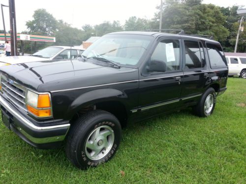 Black 1991 ford explorer 4x4