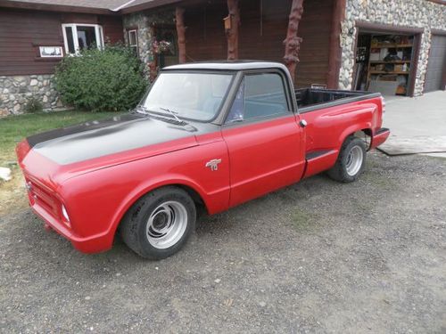 1967 c-10 chevy truck step side,  400 small block,  project truck  runs