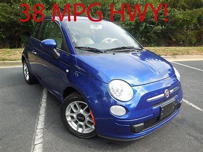 Fiat 500 2dr hatchback pop low miles coupe automatic gasoline 1.4l 4 cyl azzurro