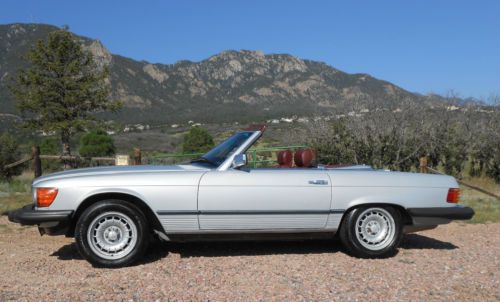1985 mercedes-benz 380sl - most primary components new or refurbished
