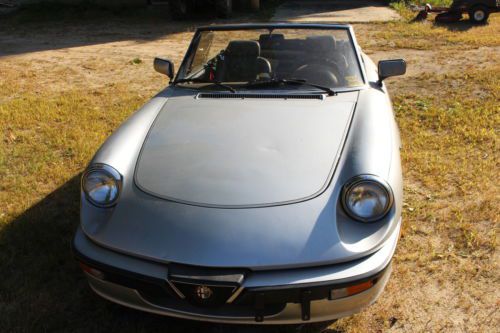 1987 alfa spider quadrifoglio