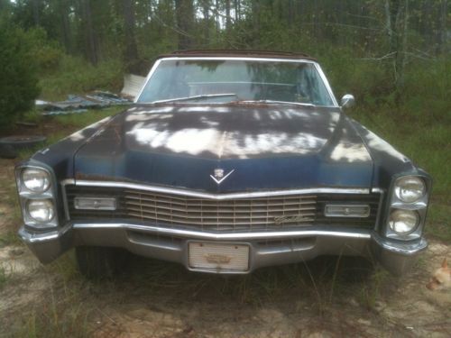 1967 cadillac deville - mostly for parts