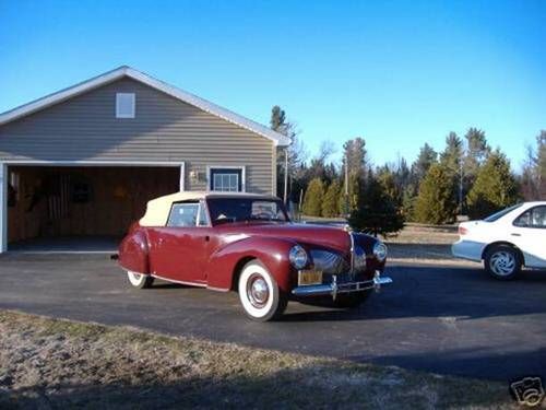 1940 lincoln continental cabriolet/convertible.show car in the making.