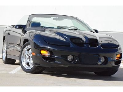 2002 trans am ws6 ram air pkg 6spd convertible trpl blk mint cond $499 ship