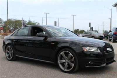 2012 black audi s4 prestige 4door sedan manual transmission