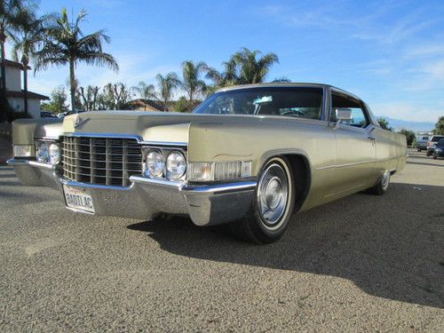 1969 cadillac coupe deville rat rod hot rod patina classic caddy  no rust !!!!!