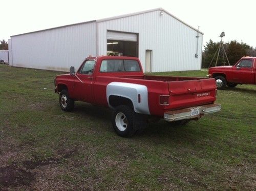 1987 chevrolet k30 1 ton 4x4 dually reg cab 350 efi 4-speed texas