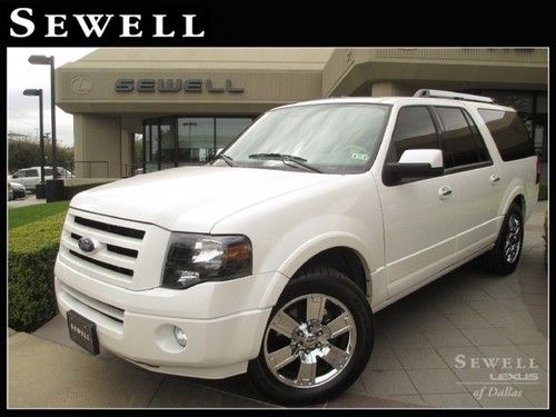 2010 expedition el limited nav power running boards dvd 20-inch chrome clean!