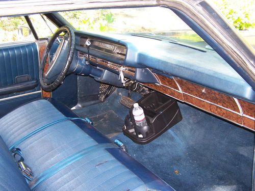 1968 galaxie 500 ltd 4-door hardtop blue original 70,000 miles  runs verygood