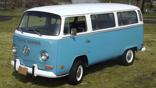 Restored 1972 vw bus deluxe 150k original miles rust free california bus