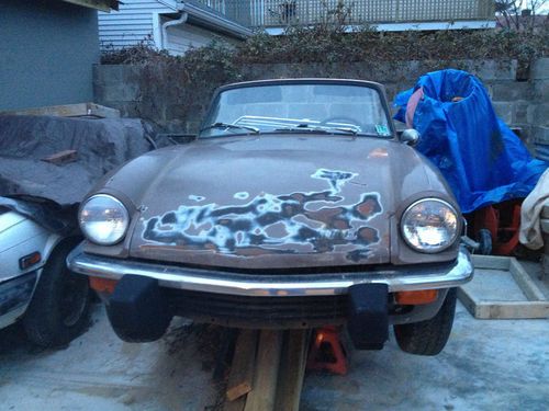 1975 triumph spitfire 1500, convertible