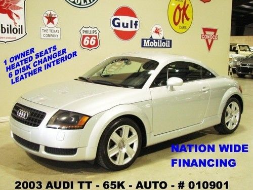 2003 tt fwd,turbocharged,automatic,htd lth,bose,17in wheels,65k,we finance!!