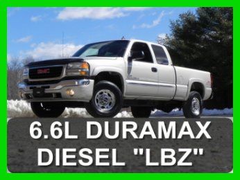 2006 gmc sierra 2500hd extended cab shortbed slt loaded 4x4 4wd 6.6l dmax diesel