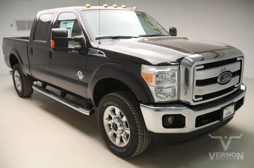 213 lariat crew 4x4 fx4 navigation sunroof leather heated v8 diesel 20s aluminum