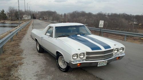 1970 chevrolet el camino ~ sharp looking car, daily driver, functional cowl hood