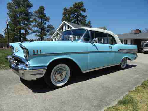 1957 Chevrolet Bel Air Convertible, image 3