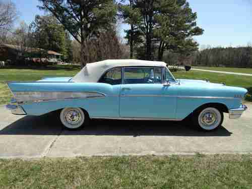 1957 Chevrolet Bel Air Convertible, image 5